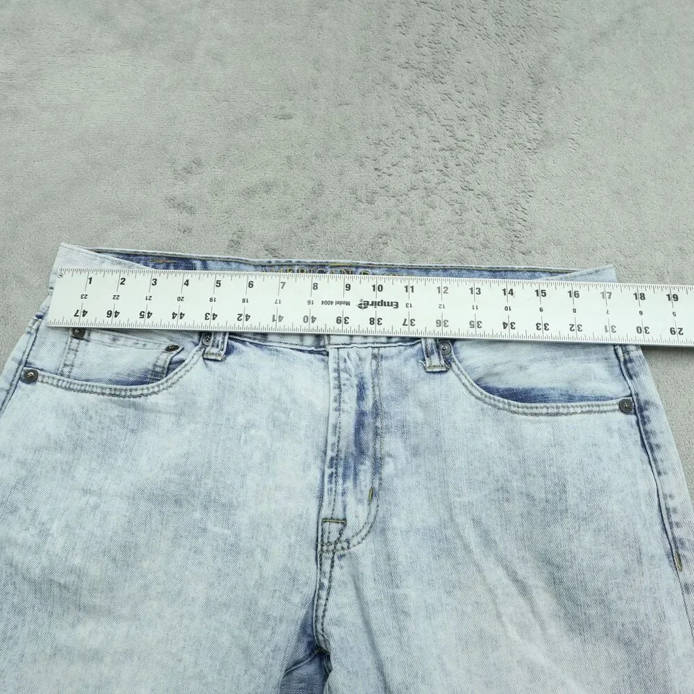 American Eagle Jeans Mens Size 32x30 Blue Slim Fit Straight Denim Light Wash